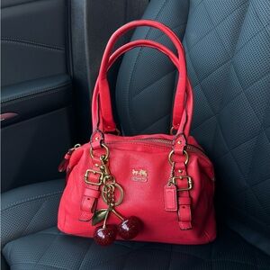 Coach Mini Madison Juliette Bag in Red
